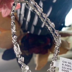 Tennis bracelet sterling silver NEW
